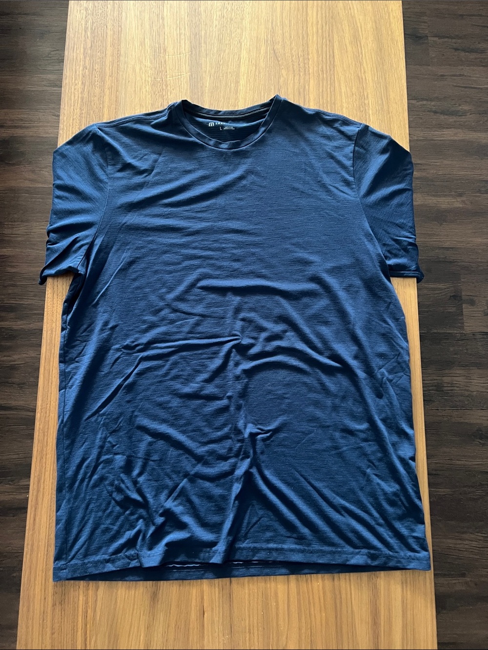 Travis Mathew Men's Navy Crew Short Sleeve T‑Shirt